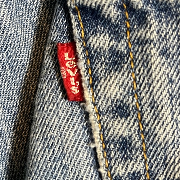 VERY RARE!!!! VINTAGE 501 BUTTON FLY ORIGINAL JEANS - Picture 6 of 16